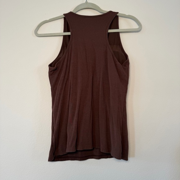 Klassy Network Chocolate Brown Tank Top with Built In Bra - Picture 5 of 5